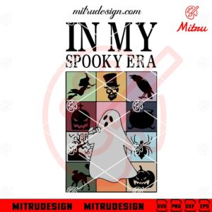 In My Spooky Era SVG, Ghost SVG, Halloween Eras Tour SVG, Cut Files