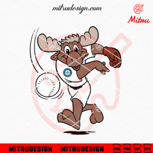 Mariner Moose Mascot SVG, Seattle Mariners Mascot SVG, PNG, DXF, EPS, Files