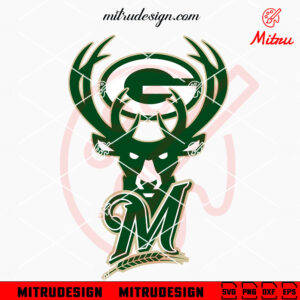 Bucks Packers Brewers Logo SVG, Milwaukee Sports Teams SVG, PNG, DXF, EPS, Cricut