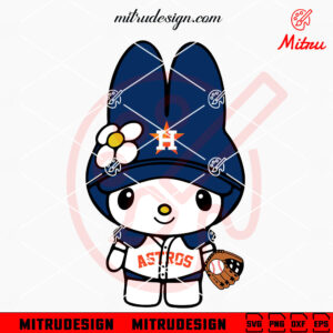 My Melody Houston Astros SVG, PNG, DXF, EPS, Digital Download