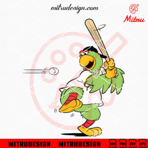 The Pirate Parrot Mascot SVG, Pittsburgh Pirates Mascot SVG, PNG, DXF, EPS