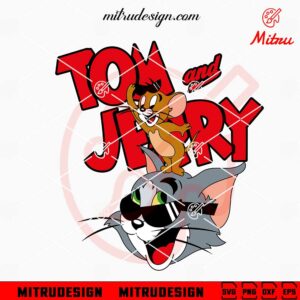 Tom And Jerry SVG, Cat Cartoon SVG, PNG, DXF, EPS, Digital Download