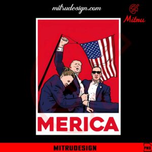 Trump Fight Merica PNG, President Donald Trump PNG, Patriotic PNG