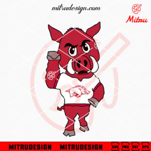 Arkansas Razorbacks Tusk Mascot SVG, PNG, DXF, EPS, Cutting Files