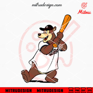 Minnesota Twins Bear SVG, Twins Baseball Mascot SVG, PNG, DXF, EPS, Download