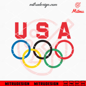 USA Olympic Team SVG, Olympic Paris SVG, PNG, DXF, EPS, Digital Download