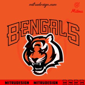 Bengals SVG, Cincinnati Bengals Football SVG, PNG, DXF, EPS, Files