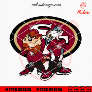 Bugs Bunny And Taz San Francisco 49ers SVG, Looney Tunes SF 49ers SVG, Files