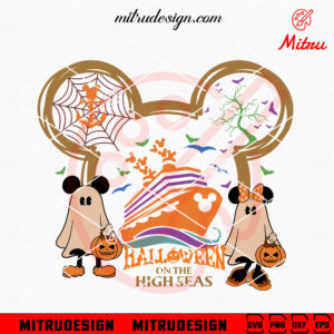 Halloween On The High Seas SVG, Disney Cruise Halloween SVG, PNG, DXF, EPS, Cricut