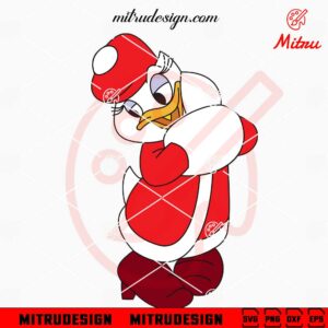 Daisy Duck Christmas SVG, PNG, DXF, EPS, File For Cricut