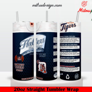 Detroit Tigers Haters Be Gone 20oz Skinny Tumbler Wrap PNG, Sublimation Files