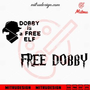 Free Dobby SVG, Funny Harry Potter Elf SVG, PNG, DXF, EPS, Files