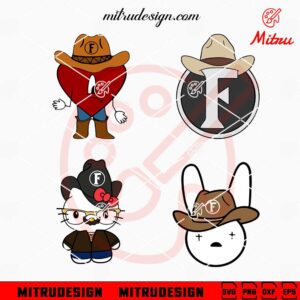 Grupo Frontera SVG, Bad Bunny SVG, Un x100to SVG, PNG, DXF, EPS, Files