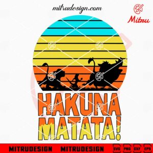 Hakuna Matata SVG, Wild Trip SVG, Funny Lion King Friends SVG, Cut Files