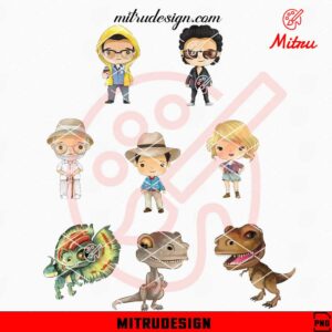 Jurassic Park Bundle PNG Clipart, Cute Dinosaur Movie PNG, Sublimation