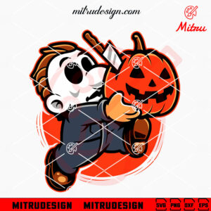 Super Mario Michael Myers SVG, Funny Mario Halloween SVG, Digital Download