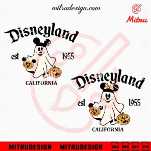 Mouse Disneyland Halloween 1955 SVG, Vintage Disney Halloween SVG, PNG, For Cricut