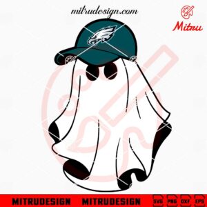 Philadelphia Eagles Ghost SVG, Funny Eagles Halloween SVG, Digital Download