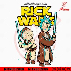 Rick And Morty Star Wars SVG, PNG, DXF, EPS, Digital Download