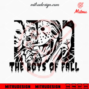 The Boys Of Fall Horror Halloween SVG, PNG, DXF, EPS, Cut Files