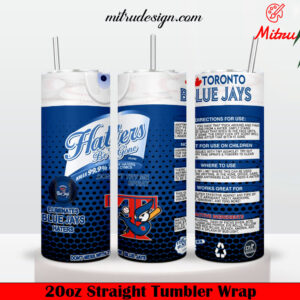 Toronto Blue Jays Haters Be Gone 20oz Skinny Tumbler Wrap PNG, Designs