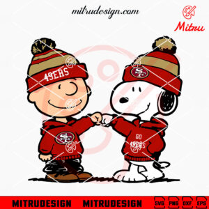 Snoopy And Charlie Brown San Francisco 49ers SVG, Peanuts Snoopy Go 49ers SVG