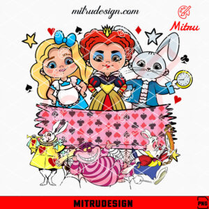 Alice In Wonderland Halloween Custom Name Tag PNG, Download Files