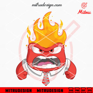 Anger SVG, Inside Out Angry SVG, PNG, DXF, EPS, Digital Files