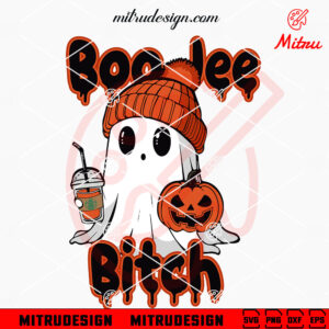 Boo Jee Bitch SVG, Ghost And Coffee Cup SVG, Trendy Funny Halloween SVG