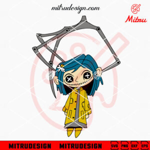 Coraline SVG, Spooky Movie SVG, Halloween SVG, PNG, DXF, EPS, Files