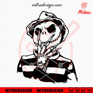 Jack Skellington Freddy Krueger SVG, PNG, DXF, EPS, Cricut