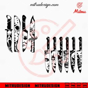 Halloween Knife SVG, Horror Movie SVG, PNG, DXF, EPS, Files