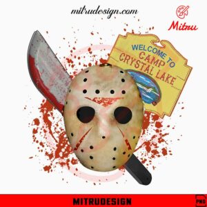 Jason Voorhees Mask PNG, Welcome To Camp Crystal Lake PNG, Friday The 13th PNG