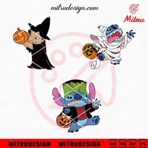 Lilo And Stitch Halloween SVG, PNG, DXF, EPS, Instant Download