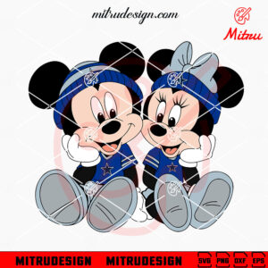 Mickey And Minnie Dallas Cowboys SVG, PNG, DXF, EPS, Files For Shirt