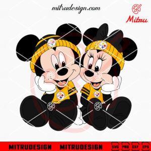 Mickey And Minnie Pittsburgh Steelers SVG, PNG, DXF, EPS, Files