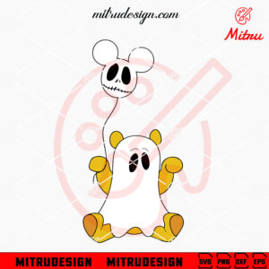 Winnie The Pooh Ghost SVG, Boo SVG, Pooh Halloween SVG, Cutting Files