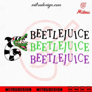 Sandworm SVG, Beetlejuice SVG, Beetlejuice Snake SVG, PNG, DXF, EPS