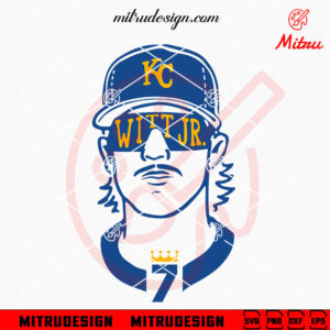 Bobby Witt Jr SVG, KC Royals 7 SVG, PNG, DXF, EPS, Digital Download