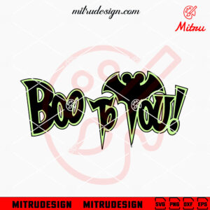 Boo To You SVG, Disney Halloween SVG, PNG, DXF, EPS, Files