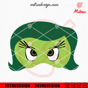 Disgust Inside Out Mask SVG, Disgust Face SVG, PNG, DXF, EPS, Cut Files