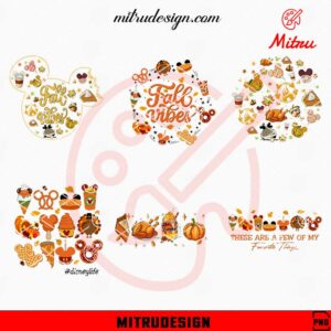 Disney Thanksgiving Food Bundle PNG, Fall PNG, Turkey PNG, Pumpkin Pie PNG