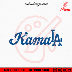 Kamala LA Logo SVG, Kamala Harris Los Angeles Dodgers SVG, PNG, DXF, EPS