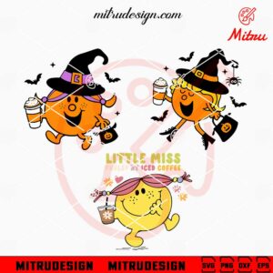 Little Miss Coffee SVG, Fall SVG, Fueled By Iced Coffee SVG, Downloads