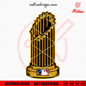 MLB World Series Trophy SVG, Major League Baseball SVG, PNG, DXF, EPS