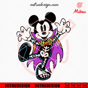 Mickey Mouse Vampire SVG, Boo To You Halloween SVG, Cute Spooky SVG, Cricut