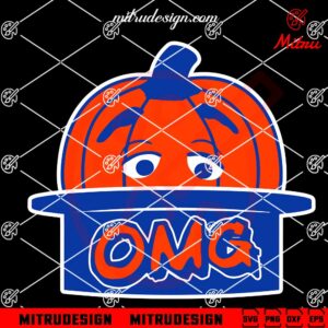 Mr Met Pumpkin OMG SVG, New York Mets Halloween SVG, PNG, DXF, EPS, Files