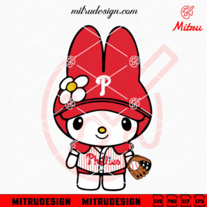 My Melody Philadelphia Phillies SVG, PNG, DXF, EPS, Designs