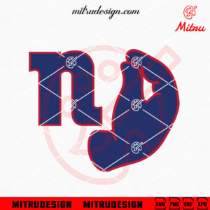 New York Giants Hand Logo SVG, PNG, DXF, EPS, Digital Download