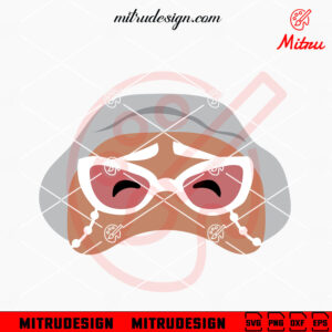 Nostalgia Mask SVG, Nostalgia Inside Out Face SVG, PNG, DXF, EPS, Files